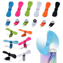 Portable Cell Phone Mini Fan Cooling Cooler For Phone Micro USB Android MMO