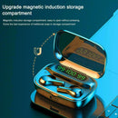 Bluetooth Headset Earpiece Earbuds HiFi Stereo Headphone Charging Mic Box C5C3