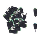 10 pair adapter connector Jack Male to female DC for CCTV 2.1x5.5mm E6N8