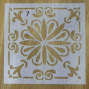 9pcs/set Walls Painting Layering Stencils Scrapbooking Embossing Template H F5U6