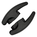 2PCS Carbon Fiber Steering Wheel Shift Pad Cover Trim Fit for Golf 6 2008-2
