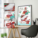 5D DIY Special Shaped Diamond Painting Sled Cross Stitch Mosaic Kits Decor