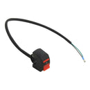 22mm  7/8''  Motorcycle Handlebar Headlight LED Light On/Off Switch Red Button