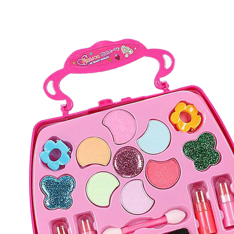 Girls Makeup Set Palette Handbag Kids Play Eyeshadow Pretend Play Style 1