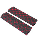 2pcs Car Seat Belt Cover Shoulder Pads Covers Cushion Set(Red Black)