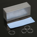 1Set Aluminum M.2 NVMe SSD Heatsink M.2 Solid State Hard Drive Radiator Coole@