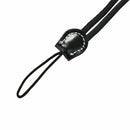 Black Camera Wrist Hand Strap w/ Leather for Canon Nikon Olym~ES