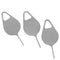 3pcs/set Sim Card Tray Removal Eject Pin Key Tool Stainless Needle for Phone OZ