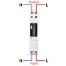 Din Rail Single Phase Analog Counter Electricity Power Consumption Wattmete Q3M3