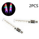 Bicycle 2pcs 5 LED Bike Wheel Tire Valve Cap Spoke Neon Lamp LED 5 Light I1W5