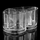 Cosmetic storage box Clear Acrylic Heart Shape