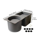 DIY concrete cement silicone mold square-circle two-in-one solid silicone mold