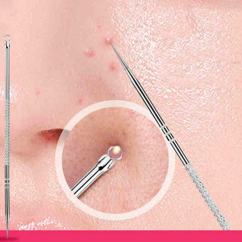 Stainless Steel Blackhead Remover Needle Acne Comedone Pimple Extractor hv2n