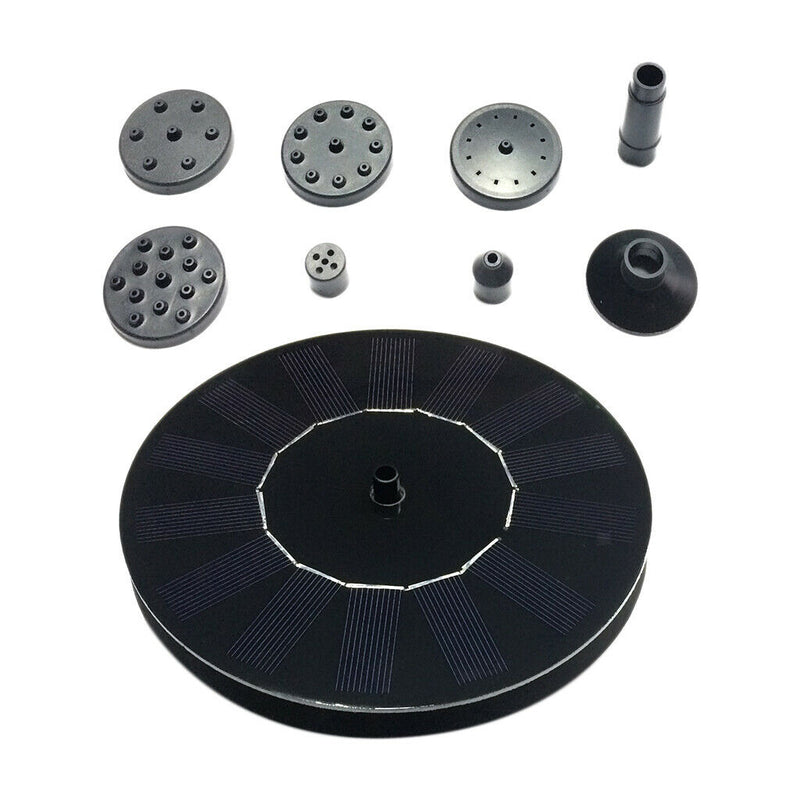 Mini Solar Bird Bath Fountain Pump Free Standing Floating Water Fountain Pump