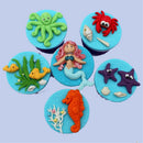 mermaid Silicone Fondant Baking Cake Cartoon Mould Sugarcraft Decorating mold LJ