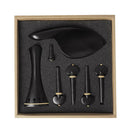 4/4 Violin Luthier Maker Full Set Tailpiece, Tuning Pegs, Endpin, Chin Rest
