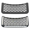 Universal Car Seat Side Back Net Storage Bag Phone Holder Pocket Organizer Black