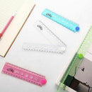 30cm Flexible Folding Ruler Multifunction Plastic Drawing Rulers School Office