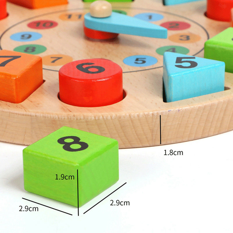 DIY Geometric Block Puzzle Toys Early Educational Toys for Home Kindergarten