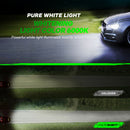 2x Auto LED 9005 Headlight Bulbs Driving Light 3500LM 40W IP68 Waterproof