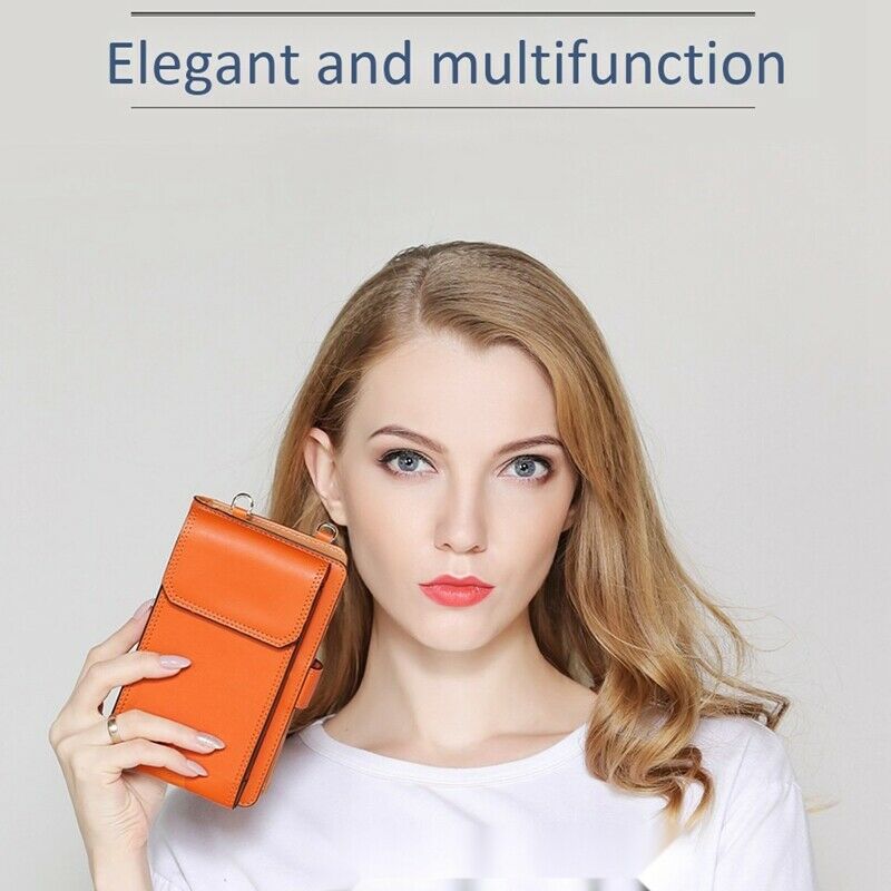 Mobile Phone Messenger Bag Shoulder Ladies Multi-Function Portable Wallet C Y7Z1