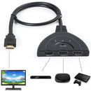 3 in 1 out HDMI Multi Display Auto Box Splitter 1080P HD Adapter Cable