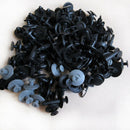 Car Auto Mixed Plastic Rivets Trunk Door Bumper Fender Fastener Clip X100Pcs