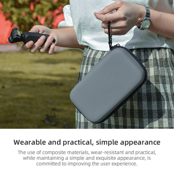 Hard Shell EVA Portable Carrying Case Bag with Carabiner for DJI Pocket 2