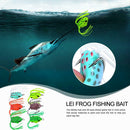 6pcs Soft Silicone Plastic Frog Fishing Lures Topwater Ray Frog Crank Baits