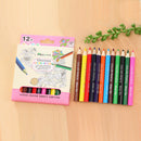 1Set 12 Color Small Pencil Painting Pen Color Lead Pencil Hot