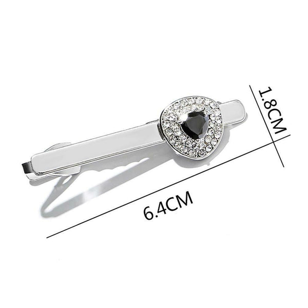 3pcs Men Business Shirt Tie Clip Set Wedding Party Grooms Ties Jewelry Gift A#S