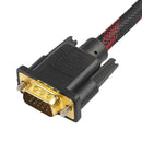 DVI-I 24+5 Turn To VGA Connect Wire Cable Male to Male Video Line 4.6ft.