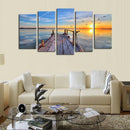5PC Modern Canvas Print Wall Art Painting Deco Sunset Scenery Picture Gift S