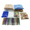 22pack Slime Making Kits Supplies,Fishbowl Beads,Foam Balls,Glitter Jars,Fr