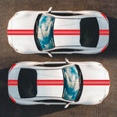 3pcs Universal Car Art Decorative Stickers Auto Covers Head Tail Styling Decals