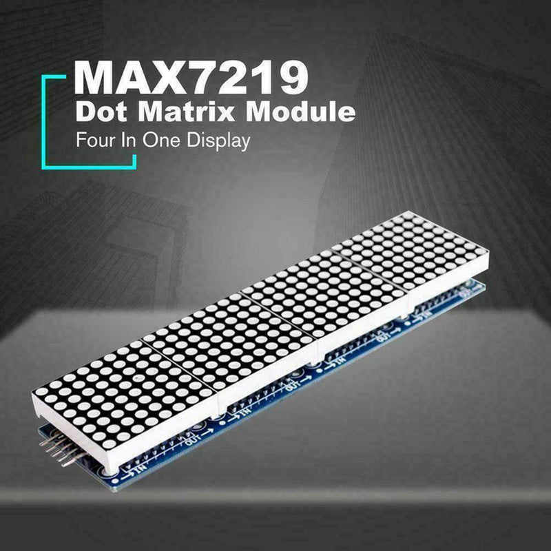 MAX7219 Dot Matrix Module Microcontroller Display Accessories V8M4