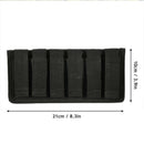 Black Six Single Pack Magazine Pouch 6 Pack Stacked Magazine Pouches Holster