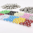 50pcs of 9.5mm Hollow Five-Prong Buckle +  Stainless Steel Pressure pliers IKN