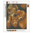 5D DIY Full Drill Diamond Painting Dog Cross Stitch Embroidery Mosaic Kit