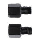 Motorcycle Racing Rearview Side Mirrors  RH 8mm To LH 10mm Black