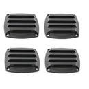 4Pcs Multi Purpose Louvered Vents Marine 3-1/4'' Tube Boat Air Vent Cover
