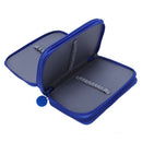 Student Pen Pencil Case 3 Layer Oxford Brush Holder Makeup Pouch Storage Ba