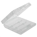 Clear Hard Battery Box Storage Case Holder For 4 AA AAA Rechargeable Batter