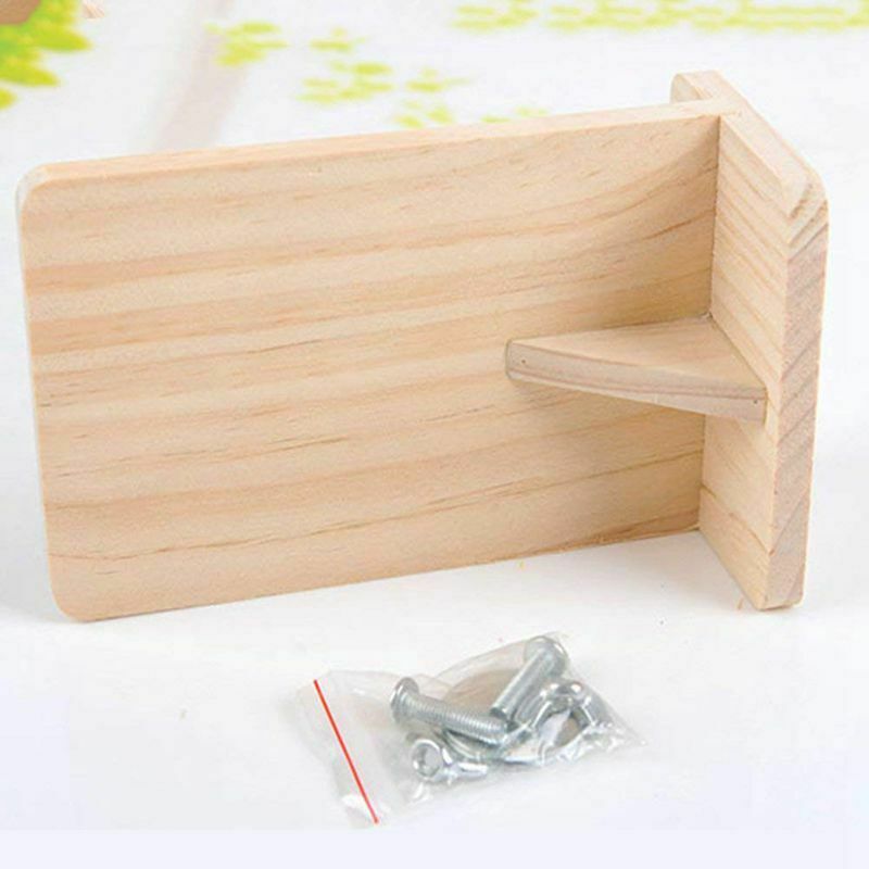Wooden Hamster Chinchilla Platform Springboard Wooden Small Animal Platform C5C5