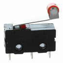AC 250V 5A SPDT 1NO 1NC Momentary Hinge Roller Lever Micro Switches 3 Pins