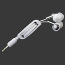 White Retractable Earphone Headset Earbuds For MP3 MP4 Phone Music Fashion Gift