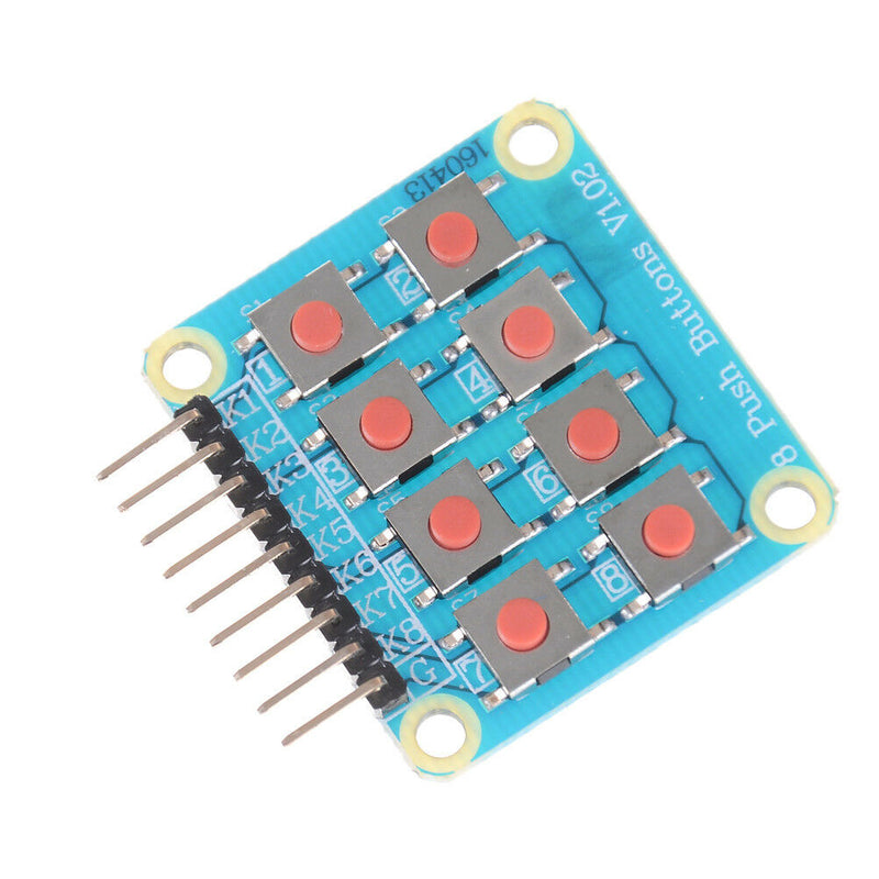 Matrix 8 Keypad Keyboard Board Module 8 Button Tactile Switch for Arduino JR
