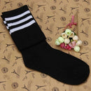 1 Pair Thigh High Socks Over Knee Girls Football Socks (Black) L8H3