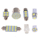 14Pcs LED Interior Package Kit W5W T10 36mm Map Dome License Plate Lights WhA3C