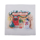 Santa Claus Carriage flax Pillow Case Cushion Pillow Cover Series four Z7D5